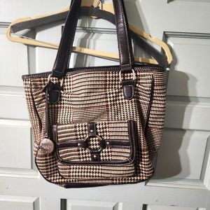 CHAPS Collection Travel Tote Brown Weekender Large Shoulder & Hand Bag Duffle